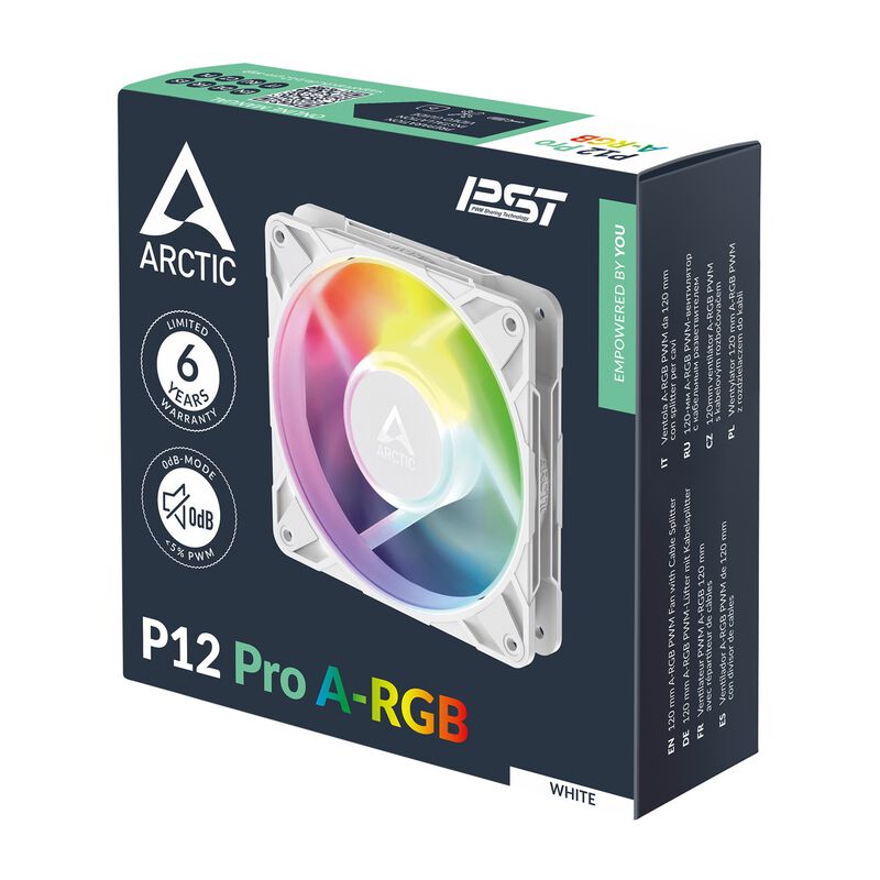 Arctic Ventilador P12 Pro A-rgb (white) image number null