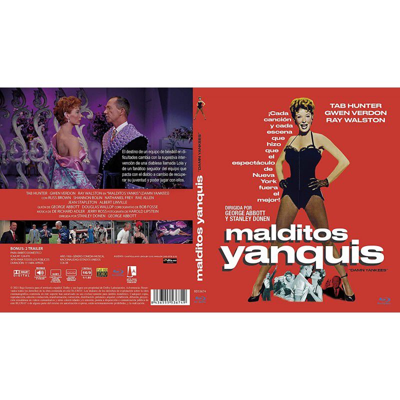 &iexcl;Malditos Yankees! BD 1958 [Blu-ray] image number null