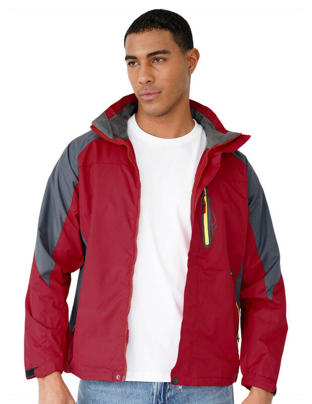 Chamarra Unisex Impermeable Gorro Desmontable D... image number null