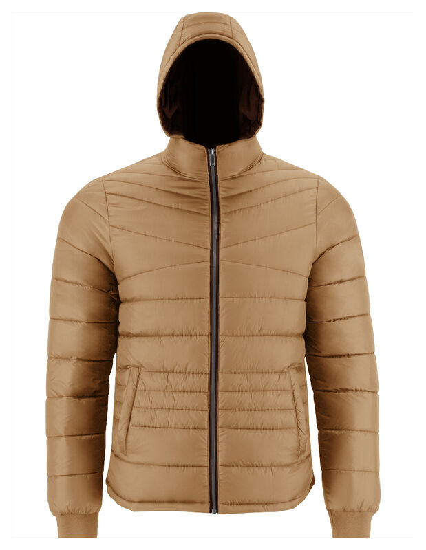 Chamarra Reversible Caballero Capitonada Gorro ... image number null