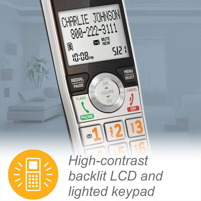 Tel&eacute;fono At&t Cl84107 Dect 6.0 Con Bloqueador D... image number null
