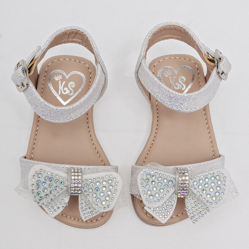 Ks Sandalia para bebé niña blanco tornasol image number null