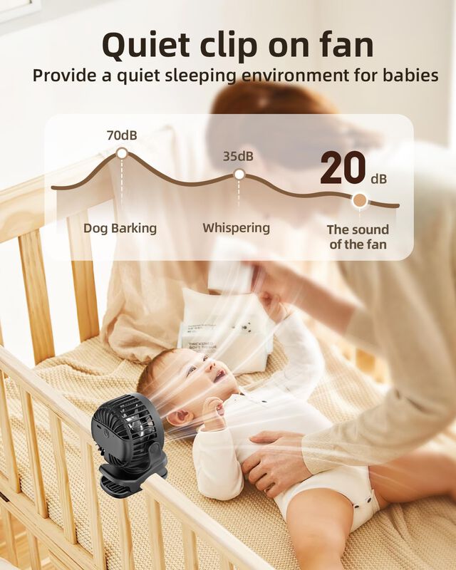 Ventilador Con Clip Tunise Mini, Funciona Con P... image number null