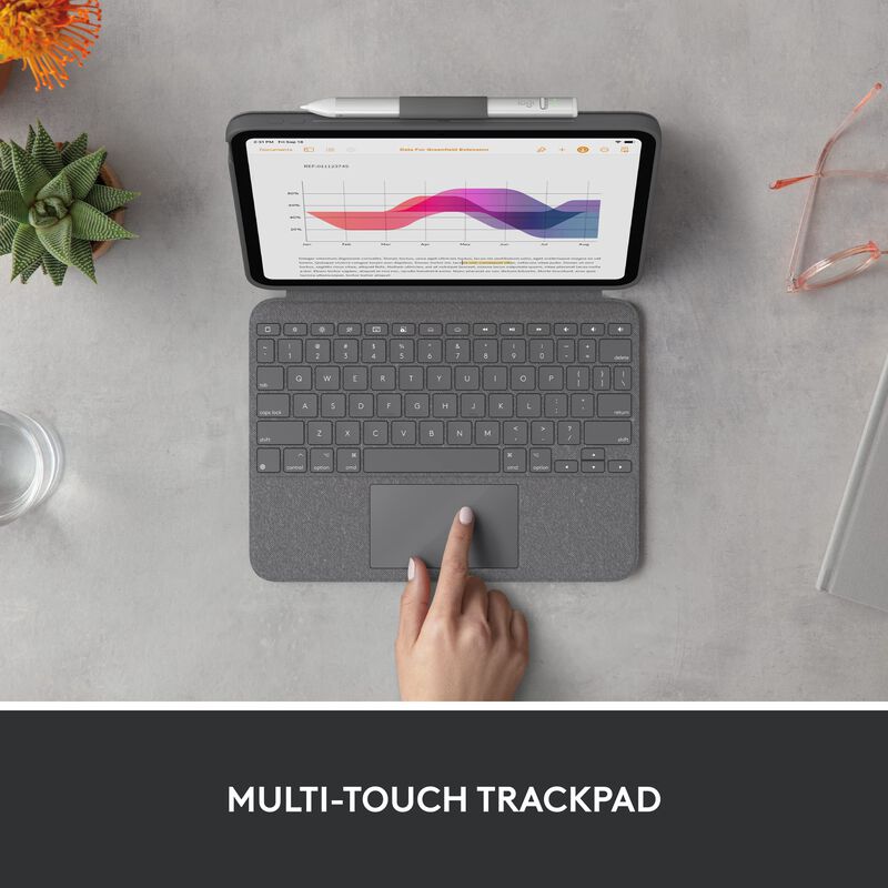 Funda Con Teclado Logitech Combo Touch Para Ipa... image number null
