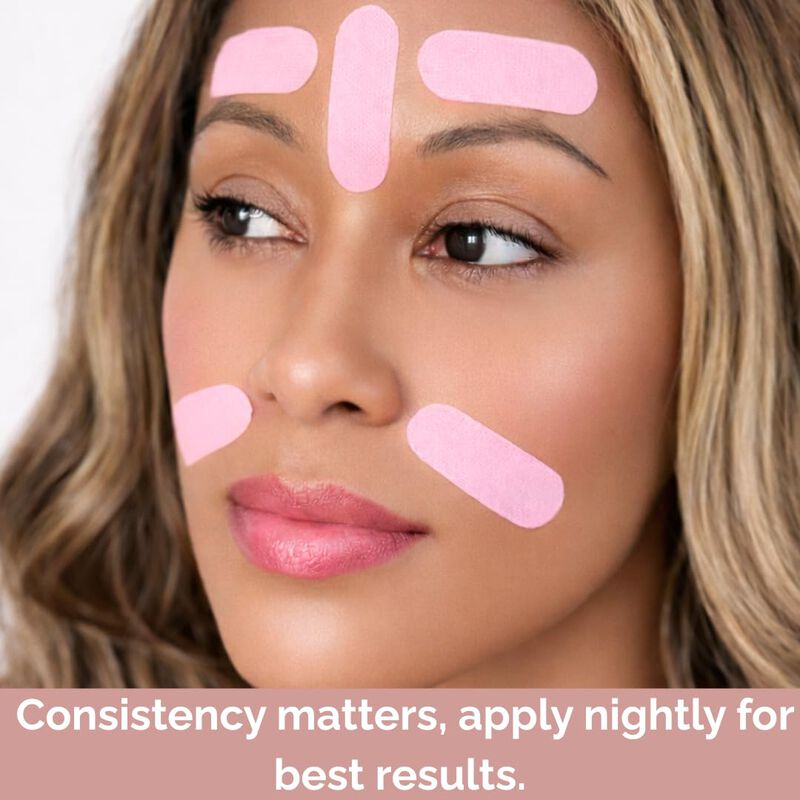 Cinta Facial My Flexy 128 Tiras Antiarrugas de ... image number null