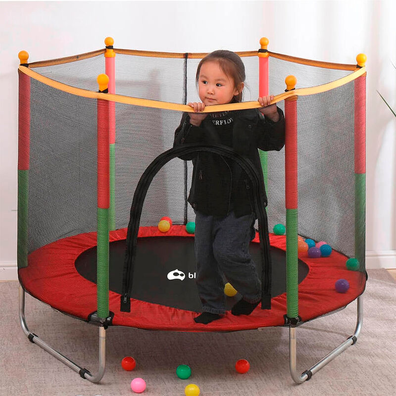 Trampolín Infantil con Red Seguridad Bluelander image number null