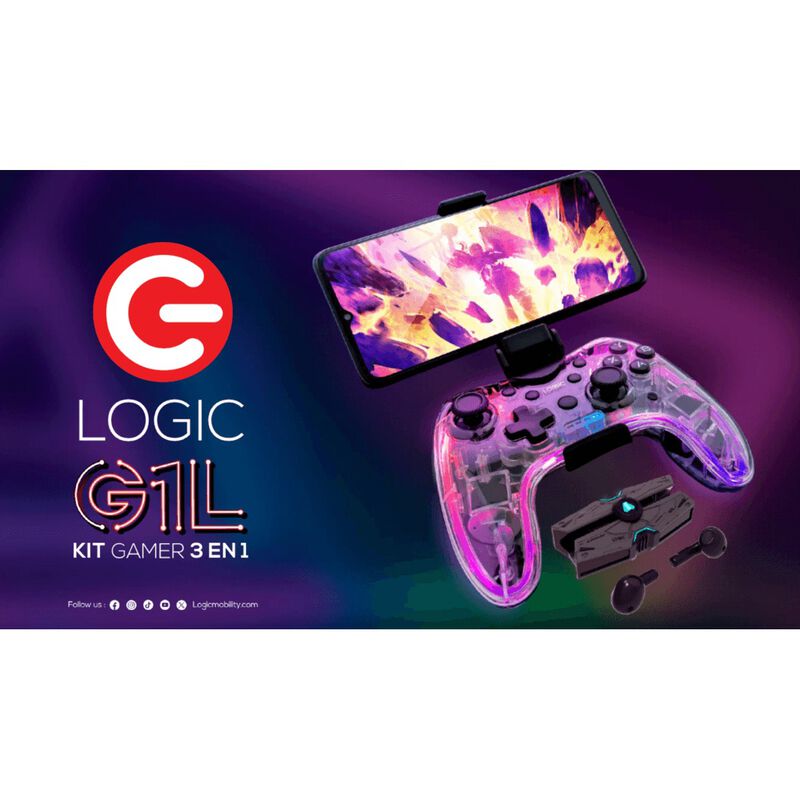 Bundle Gamer Logic G1L 4GB 128GB con Aud&iacute;fonos ... image number null