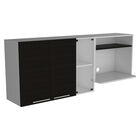 Gabinete Superior Viltex color Wengue y Blanco