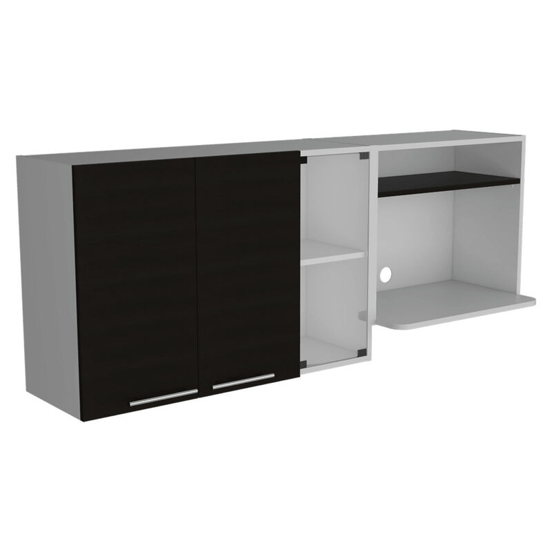 Gabinete Superior Viltex color Wengue y Blanco image number null