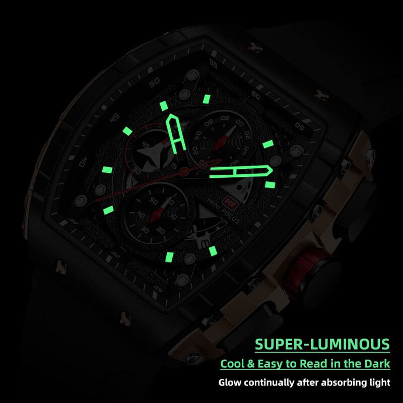 Reloj Mf Mini Focus Fashion Tonneau Chrono Wate... image number null