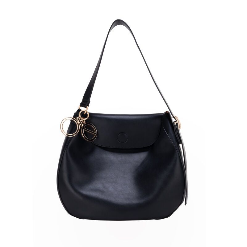Bolsa Hobo Grande   Con Charm De Monograma Colo... image number null