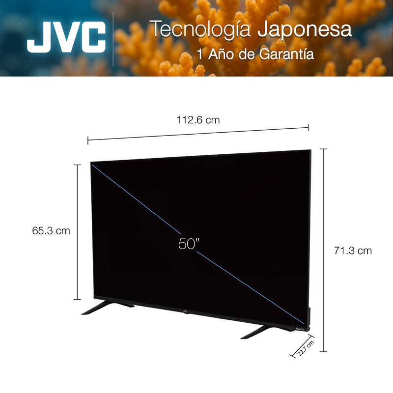 Jvc Pantalla Smart Tv 50 Pulgadas 4k Uhd Led Fr... image number null