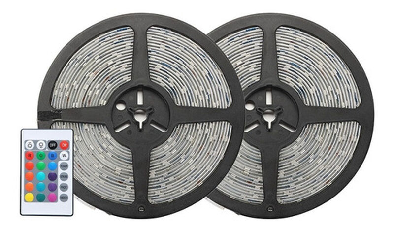Pack 2 Tiras Led Bluetooth 20 Mts 35 W, Luz Rgb... image number null