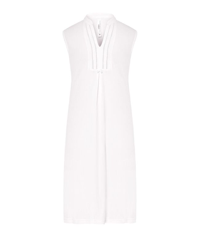 Camis&oacute;n Corto S/M Canale con Entredos Marfil image number null