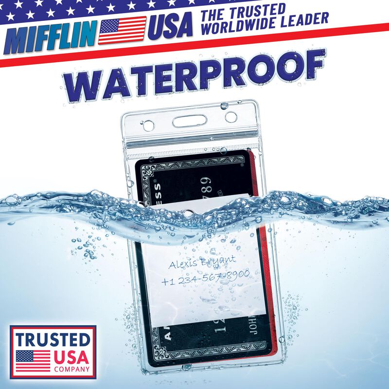 Porta Credencial Mifflin 2.25 X 3.5" Paquete De... image number null