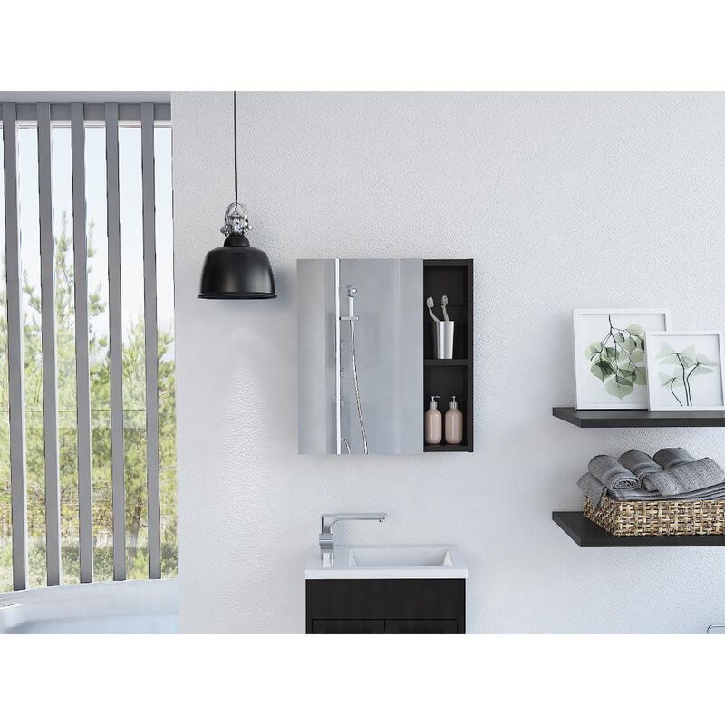 Gabinete De Ba&ntilde;o Delhi Wengue Virtual Muebles image number null