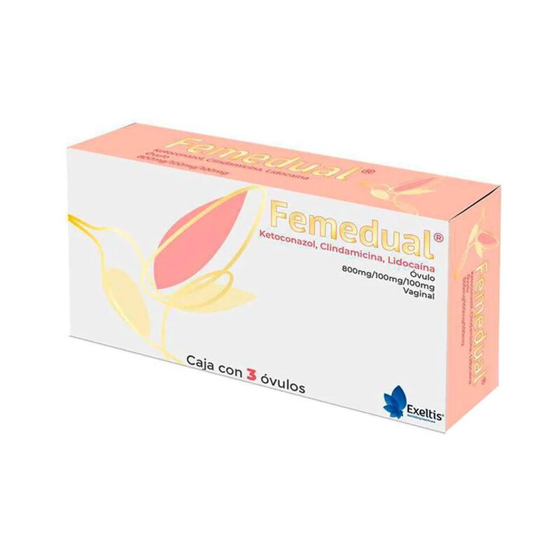 Femedual 800/100/100 Mg 3 Ovulos image number null