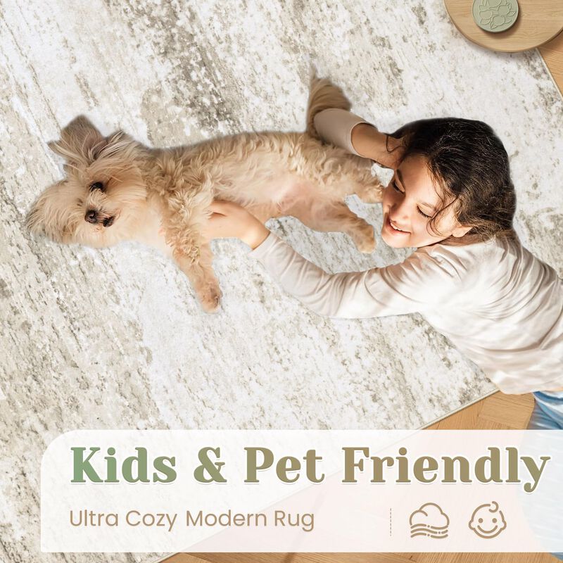 Alfombra Lavable Beige Losbulake 274 cm X 366 c... image number null
