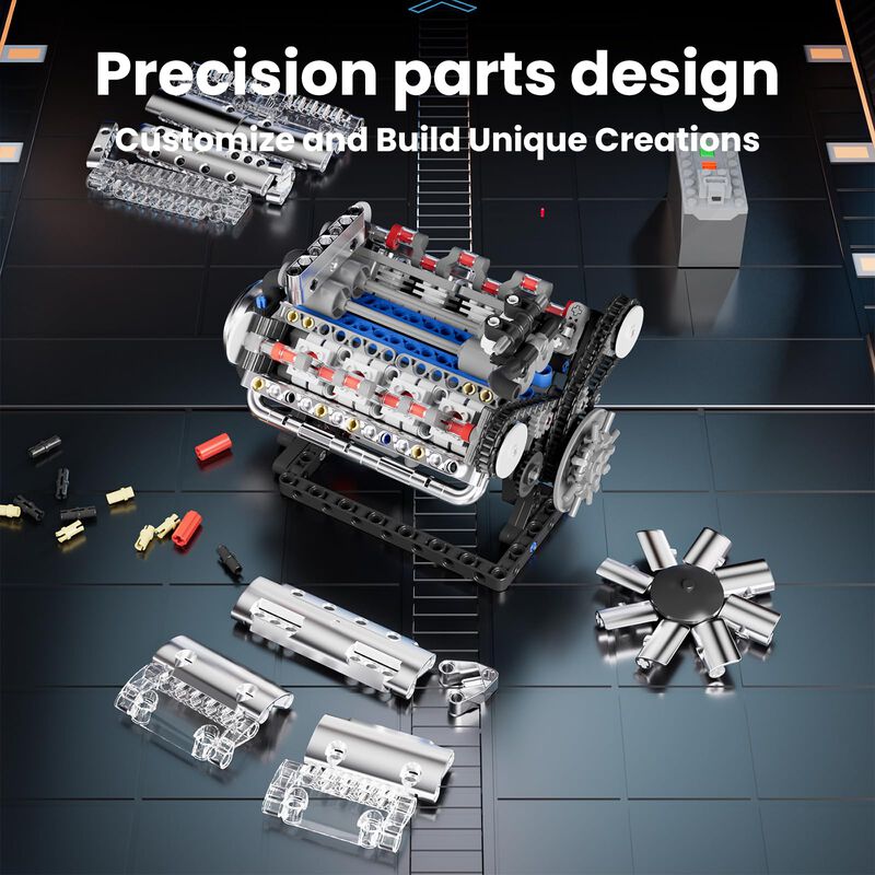 Kit De Motor Modelo Mould King 10088 V8 Con 535... image number null