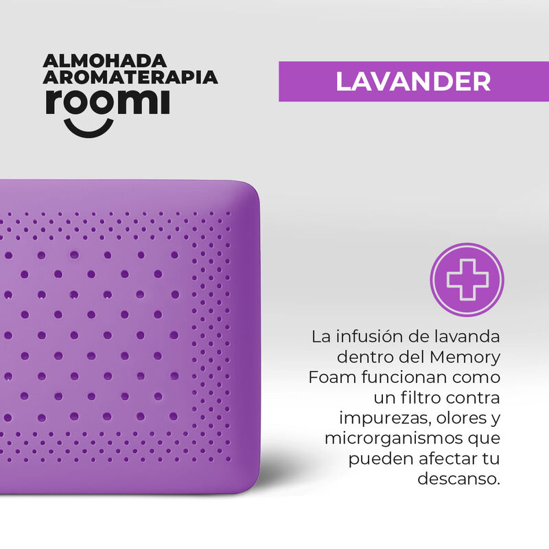 Almohada Est&aacute;ndar ROOMI Memory Foam Aromaterapi... image number null