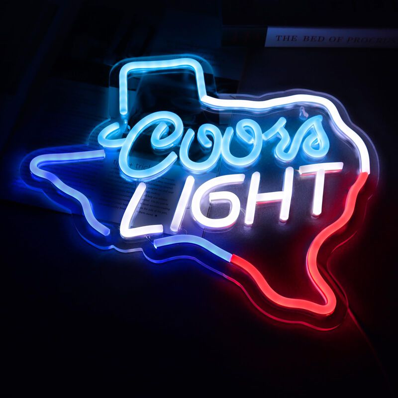 Letrero Led De Ne&oacute;n Jfllamp Texas Coors Light, ... image number null