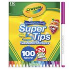 Juego De Rotuladores Crayola Super Tips, 100 Lavables Y 20 Perfumados Para Ni&ntilde;os