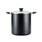 Antiadherente Stockpot T-fal Specialty Con Tapa, 12 L, Apto Para Horno, Negro