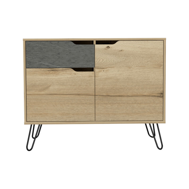 Mesa Auxiliar Recibidor Monaco Caf&eacute; Claro Virtu... image number null