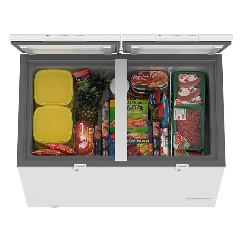 Congelador Horizontal 15p Doble Puerta Blanco W... image number null