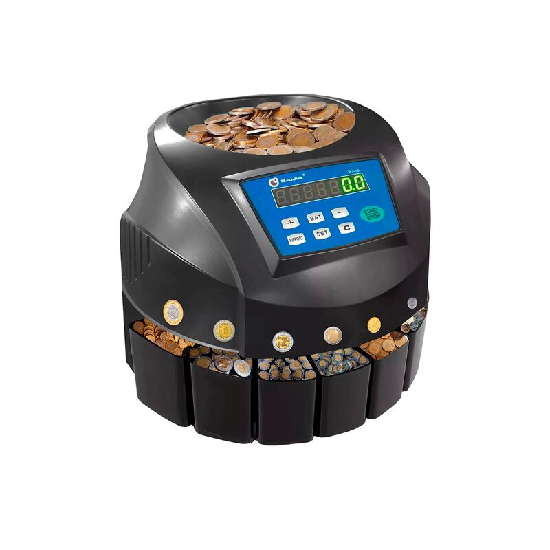 Contadora de Monedas Mexicanas Portátil Negro B... image number null