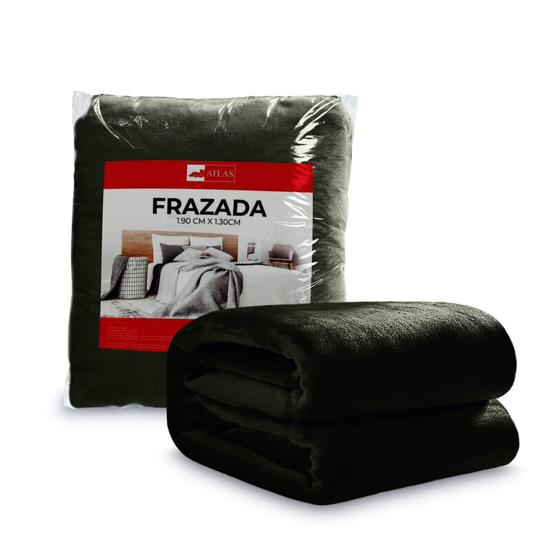 Cobija Frazada Ligera 190 x 130 cm Color Verde ... image number null