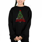 Sudadera De Cuello Redondo Word Art Para Ni&ntilde;a - Have Yourself A Merry Little Christmas - Negro