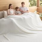 Manta Bedsure King 244 &times; 191 cm 100 % Algod&oacute;n Blanco