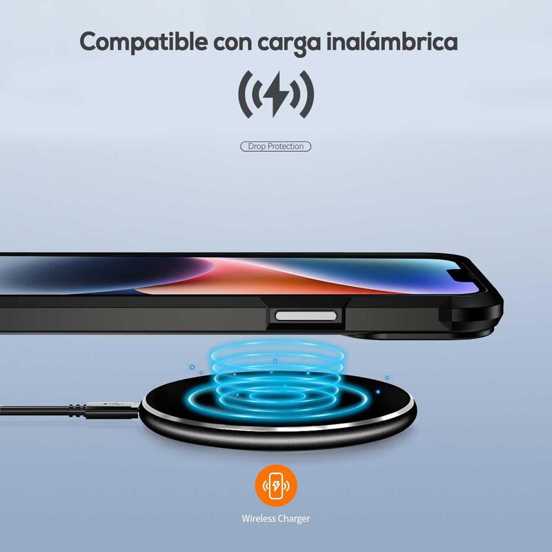 Funda TEKKU Shock Hardshell para iPhone 15 PLUS... image number null