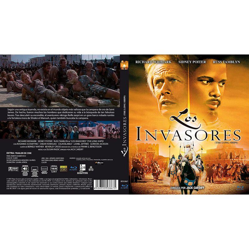 Los Invasores Blu-ray 1963 The Long Ships image number null