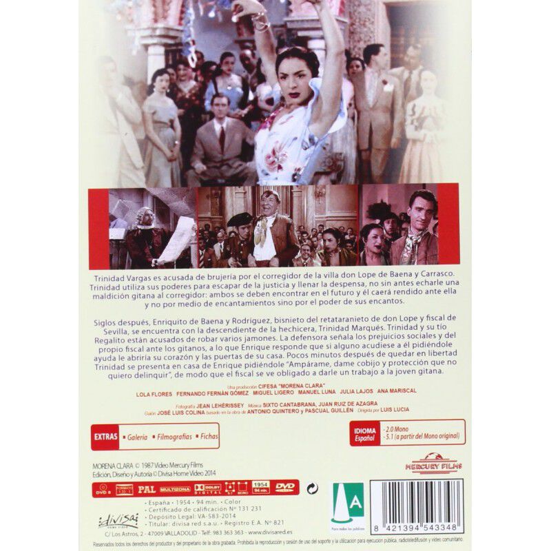 Morena Clara (1954) (DVD) image number null