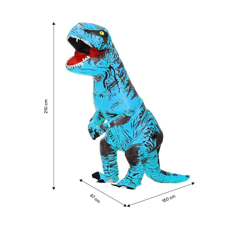 Disfraz Dinosaurio Traje Inflable T-rex Jurasic... image number null