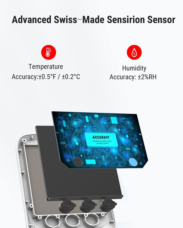 Term&oacute;metro Higr&oacute;metro Bluetooth Thermopro Tp359 image number null