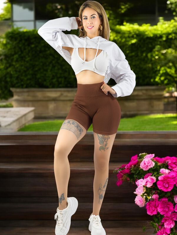 Short Mujer Shores Deportivo Casual SH-045 Caf&eacute;... image number null