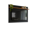 Mueble Para Tv De Hasta 70 Pulgadas Panel Flotante Negro NT1305