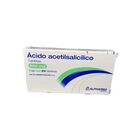 &Aacute;cido Acetilsalic&iacute;lico 500mg caja con 20 tabletas