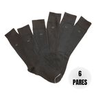 Kenneth Cole 6 Pares de Calcetines para Hombre, Color Oxford Multicolor ,Talla Unitalla, Sin felpa