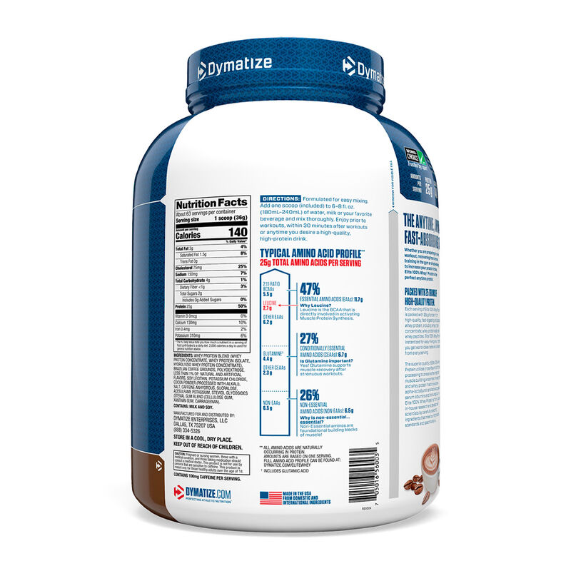 Proteina Elite Whey Dymatize Nutrition Caffe Mo... image number null