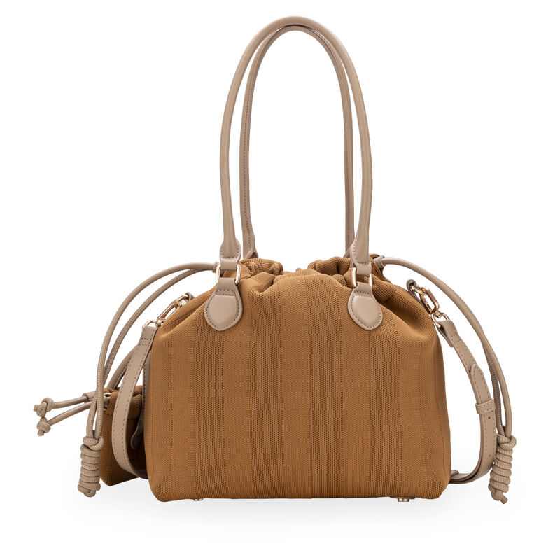 Bolsa Tote Textil Con Charm De Mini Bolsa Color... image number null