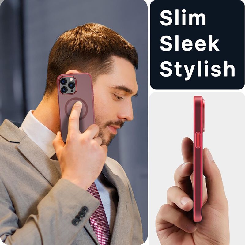 Funda Mybat Shade Mag Para Iphone 14 Pro - Vino image number null