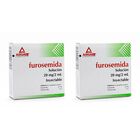 Furosemida 20 Mg Dos Cajas Con Cinco Ampolletas C/u 20 Mg 10 Ampolletas