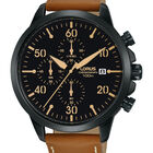 Reloj De Pulso Lorus Modelo Rm349ex9 Para Hombre Color Café