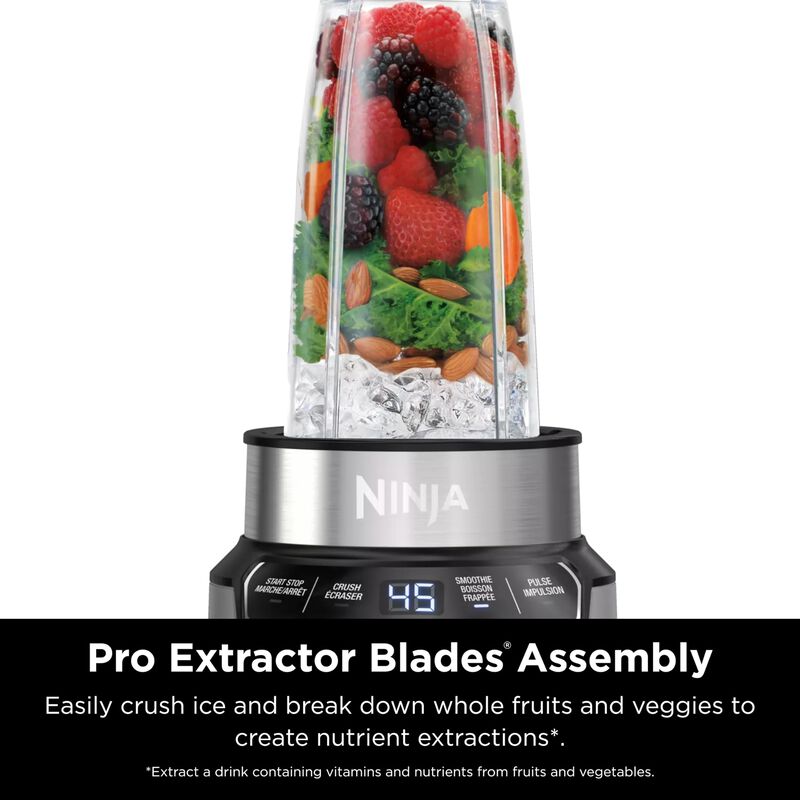 Licuadora Ninja Nutri Pro Bn401 1000w Con 2 Taz... image number null