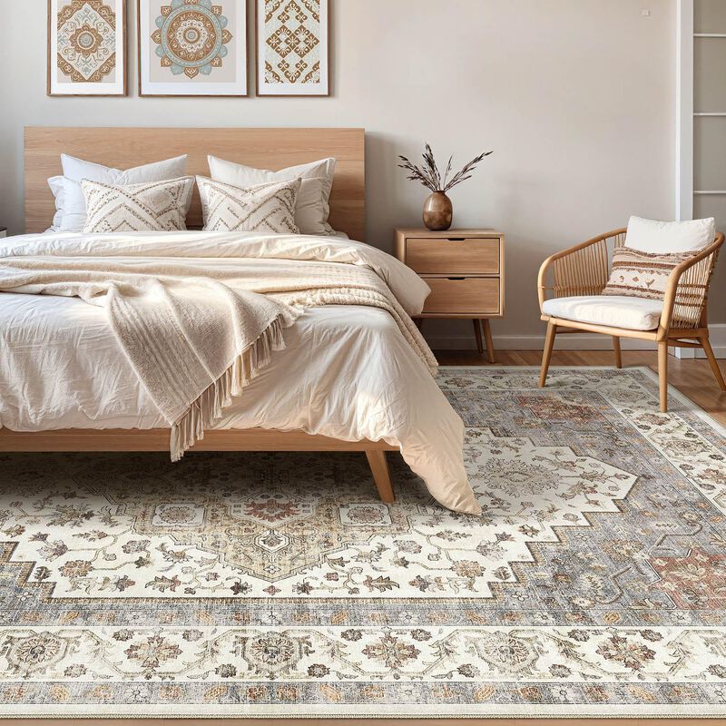 Alfombra Loongrug 178x229 cm Boho Vintage Lavab... image number null