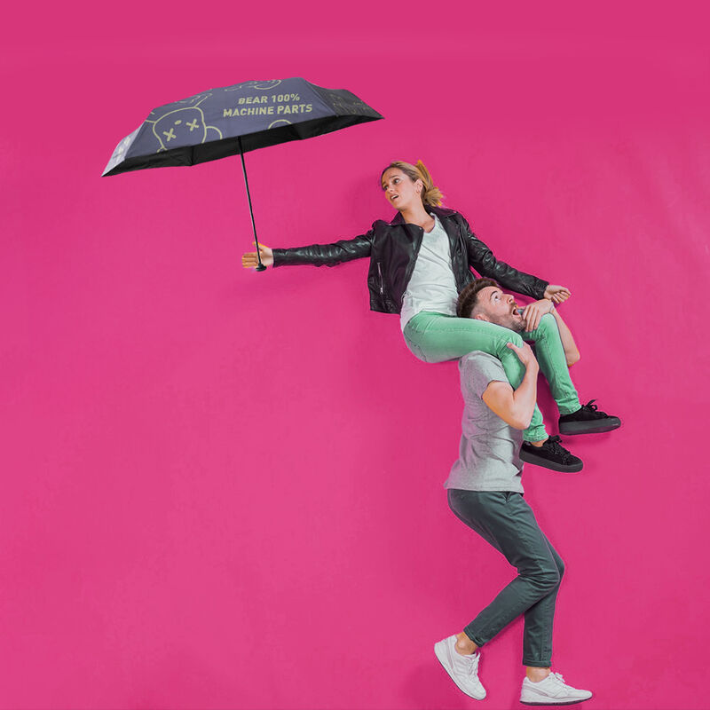 Paraguas de bolsillo Resistente a Vientos y Llu... image number null